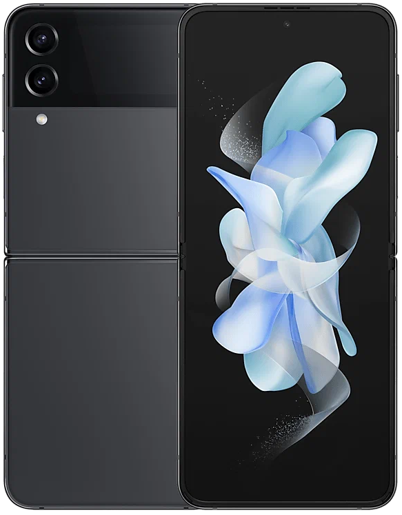 Смартфон Samsung Galaxy Z Flip 4, 8.512 Гб, Dual SIM (nano SIM+eSIM), графит